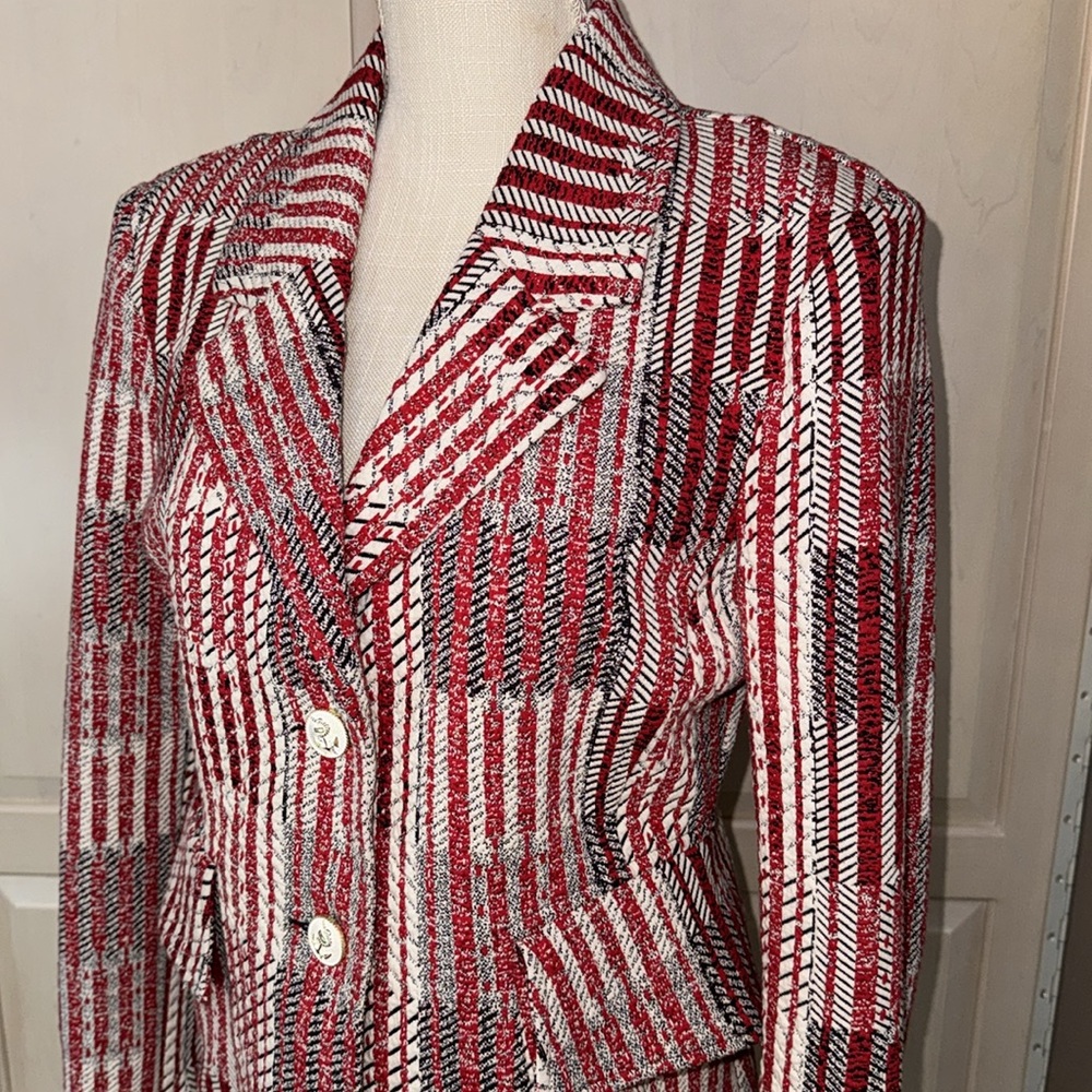 Cabi | Red Patchwork Blazer Jacket Style 6028 - image 7